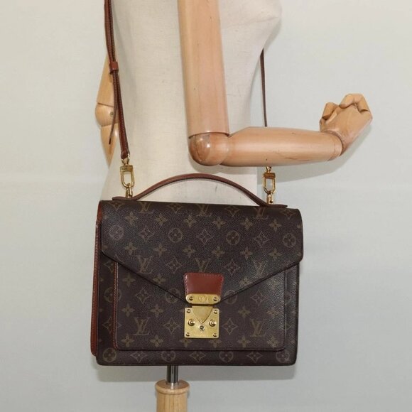 LOUIS VUITTON Monogram Monceau 28 Hand Bag - Picture 14 of 16